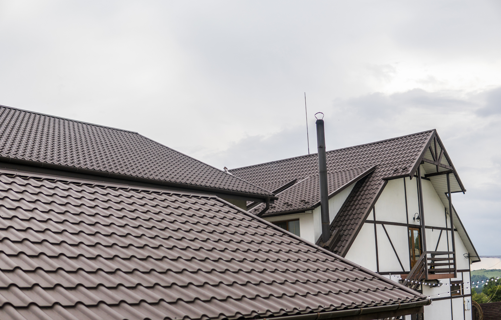 brown roof tops with air ventilation
