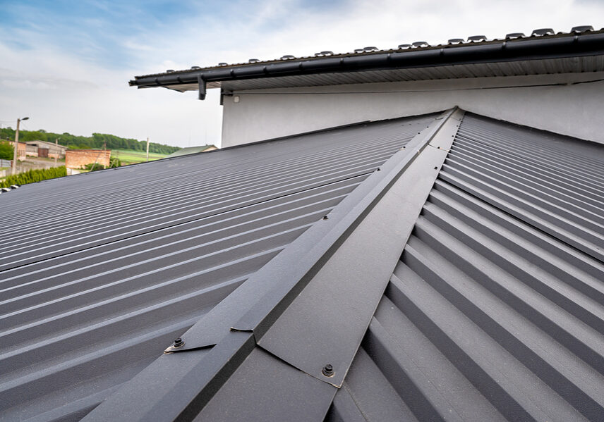 gray long roof top